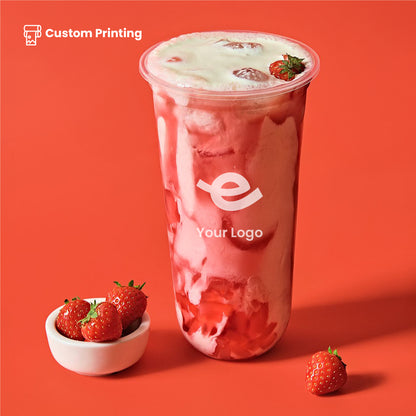 Custom Printing | U-Shape Plastic Hard Cups | 90mm