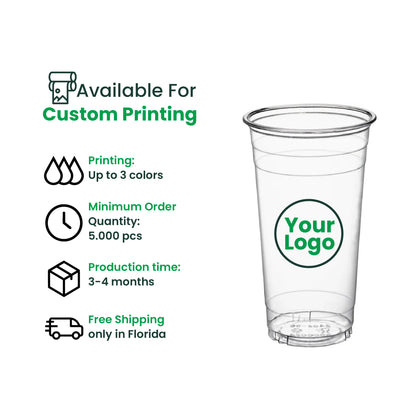 24oz | 98mm | PETE Ultra Clear Cup  | 1000 pcs