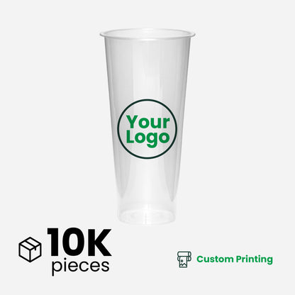 24oz | A Shape | Crystal Plastic Cup Hard | 90mm | 700ml | 500 pcs