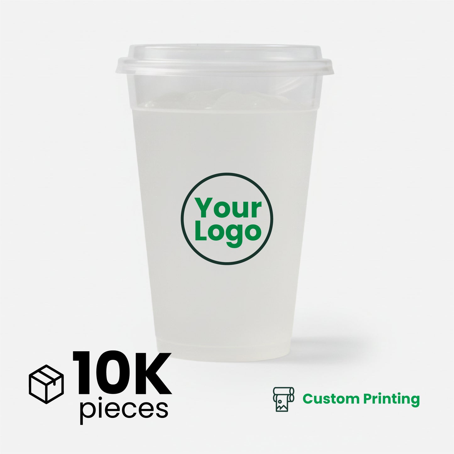 34oz | A-Shape | Clear Plastic Cup | 119mm | Large Drink Cup | 500pcs