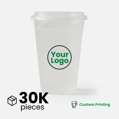 34oz | A-Shape | Clear Plastic Cup | 119mm | Large Drink Cup | 500pcs