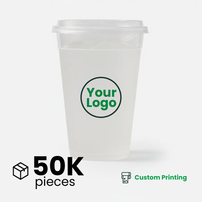 34oz | A-Shape | Clear Plastic Cup | 119mm | Large Drink Cup | 500pcs
