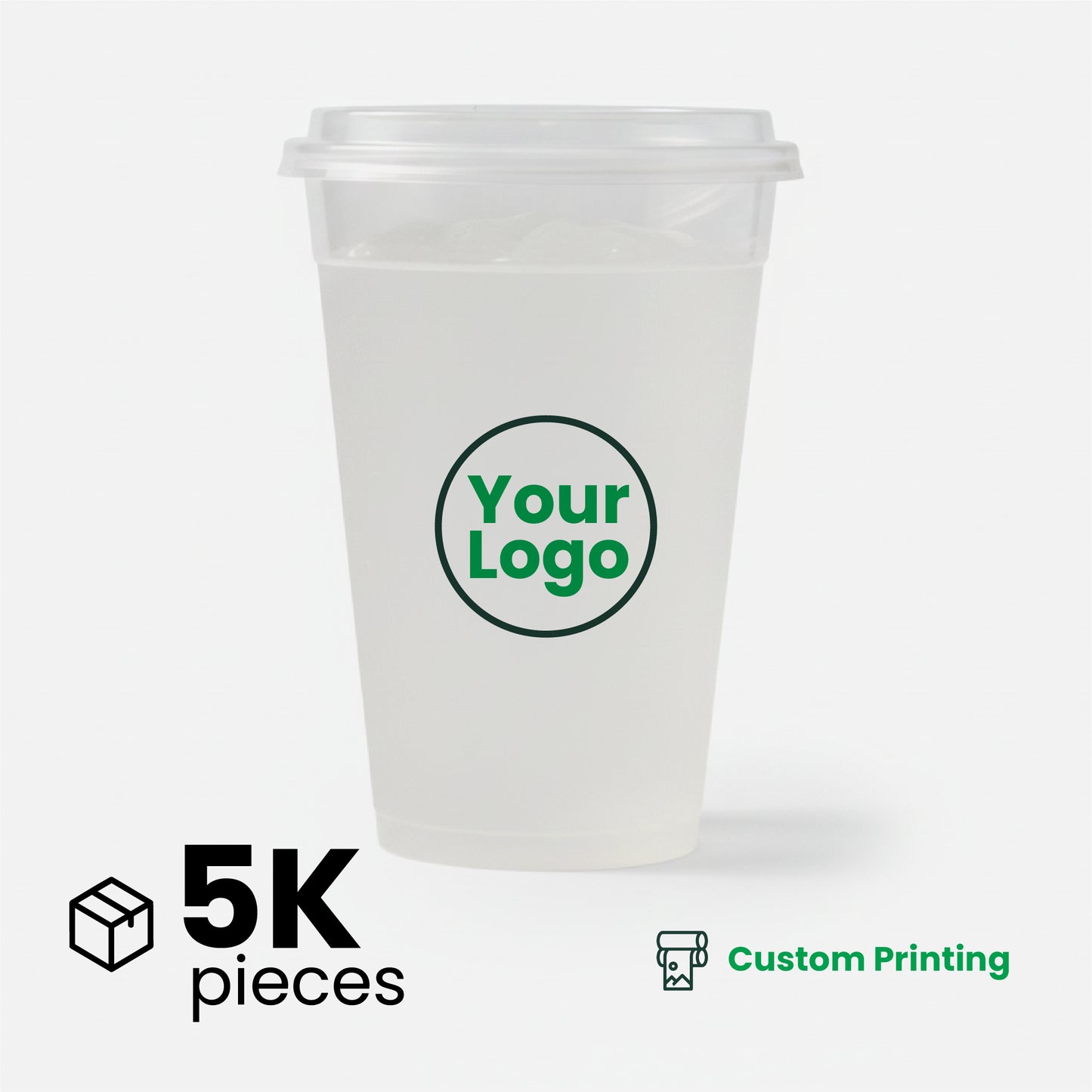 34oz | A-Shape | Clear Plastic Cup | 119mm | Large Drink Cup | 500pcs