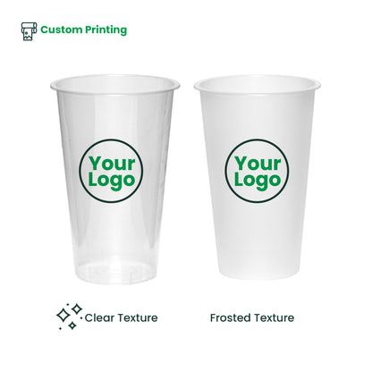 Custom Printing | A-Shape Plastic Hard Cups | 90mm