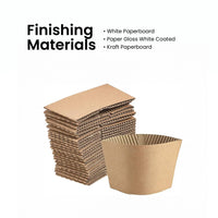 Sleeve for Paper Cups | Heat-Protective Coffee Cup Sleeve | Custom Material