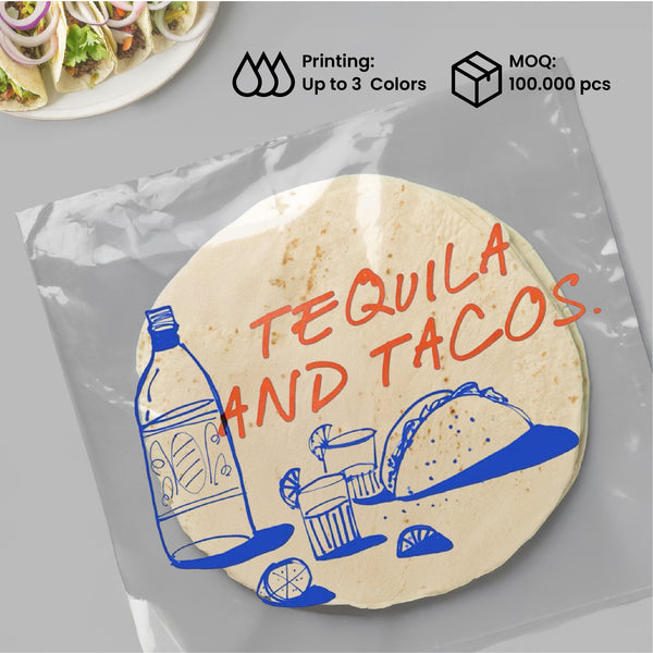 Clear Plastic Bag For Food | Custom Size & Material