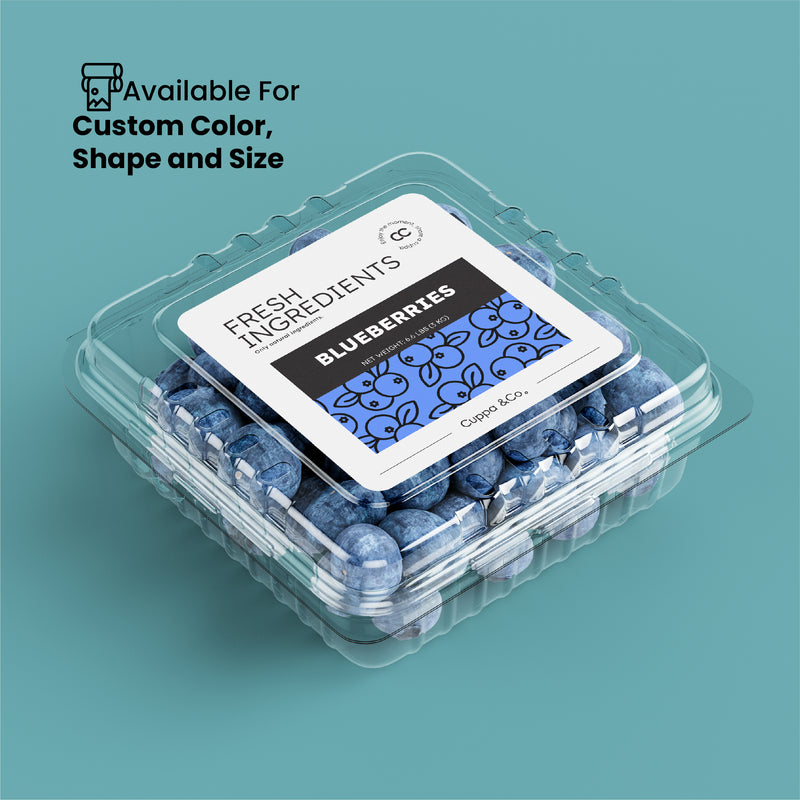 Food Label | Stickers | Custom Shape