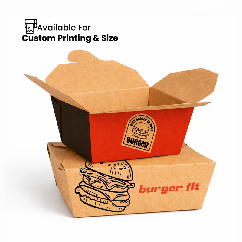 Paper Kraft | Food Containers | Custom Material