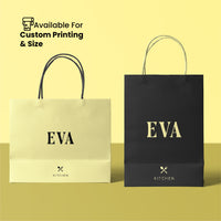 Paper Kraft Take-Out Bags With Handles