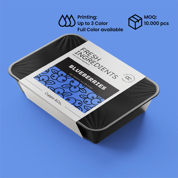 Paper Label For Tray | Custom Size & Material