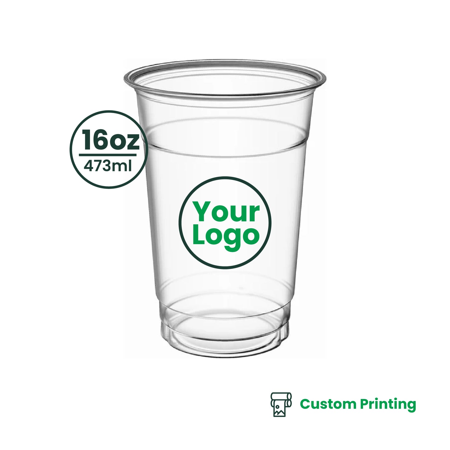 Custom Printing | PETE Plastic Cups | 98mm