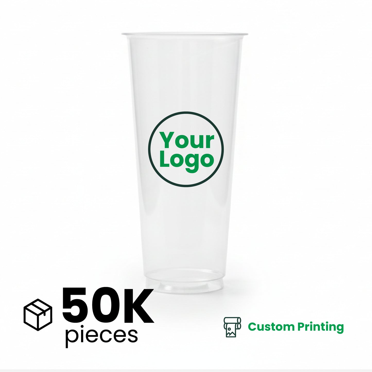 24oz | A-Shape | Soft PP Clear Plastic Cup | 90mm | 700ml