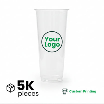 24oz | A-Shape | Soft PP Clear Plastic Cup | 90mm | 700ml