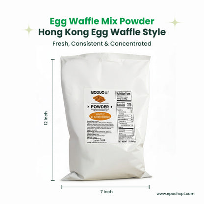 Egg Waffle Mix Powder | Classic Hong Kong Egg Waffle Style | 2.2 LB