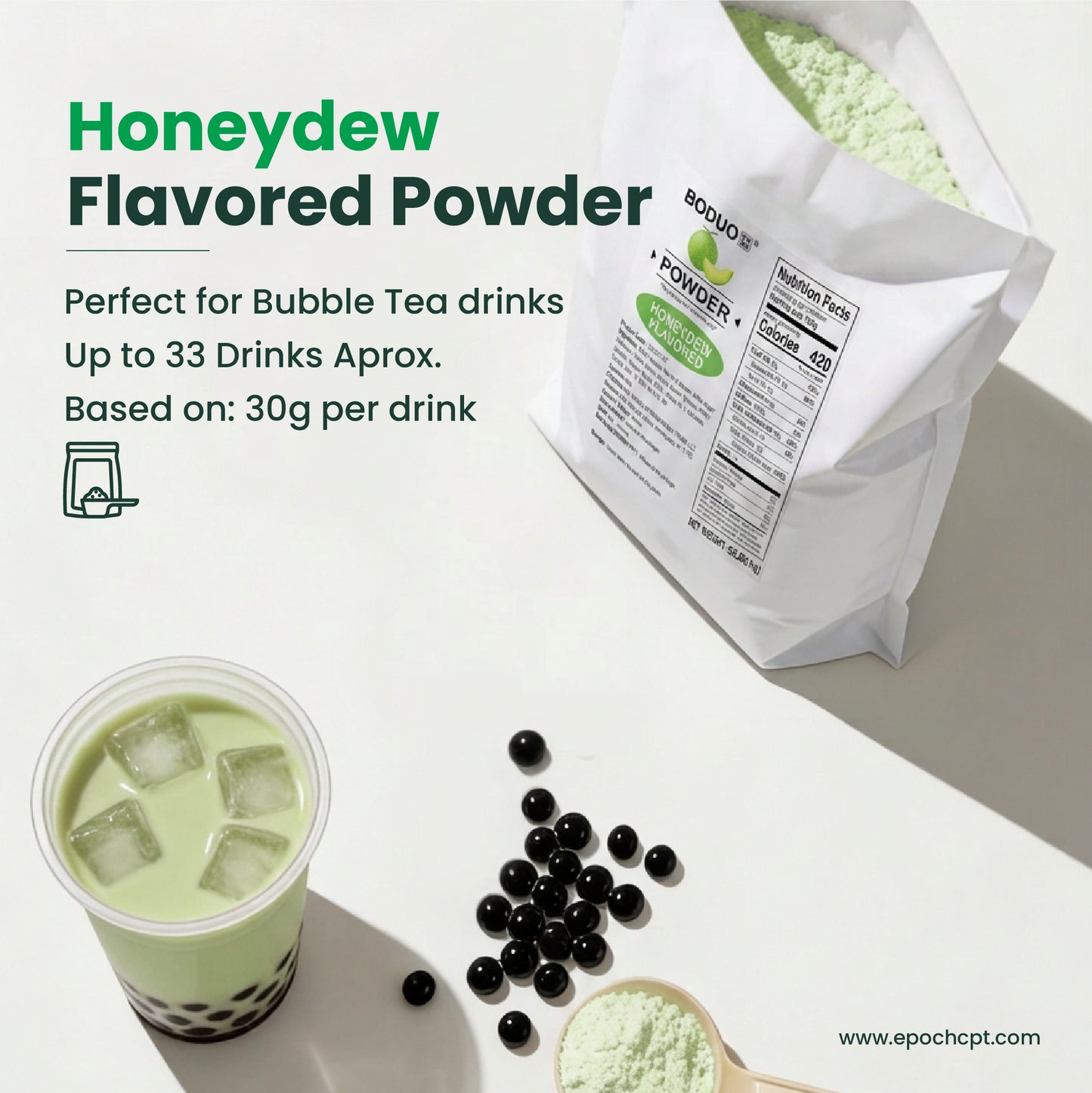 Honeydew Milk Tea Powder | 2.2 LB