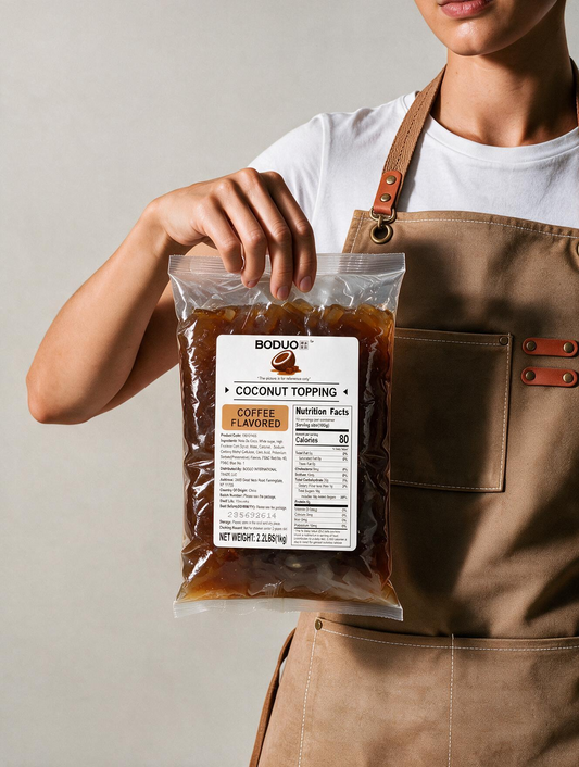 Coffee Jelly Topping | Boduo | 2.2 LB
