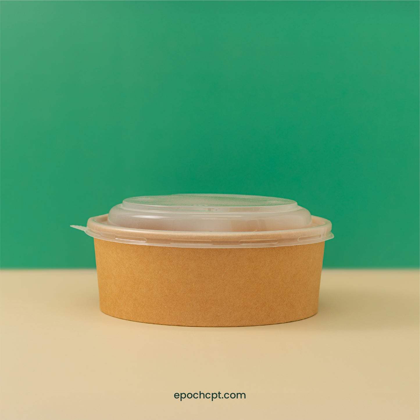 1300ml |  42oz Round Kraft Microwavable Take-Out Bowl | 300 pcs