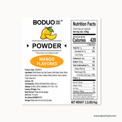 Mango Milk Tea Powder | 2.2 LB