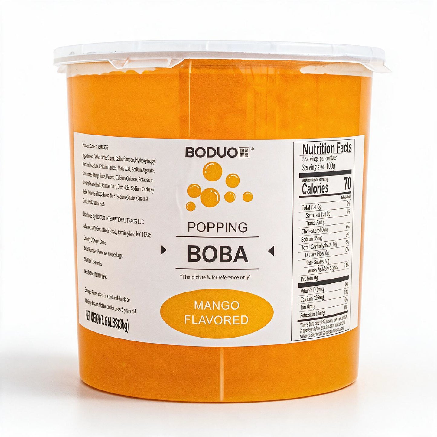 Mango Popping Boba | 6.6 LB