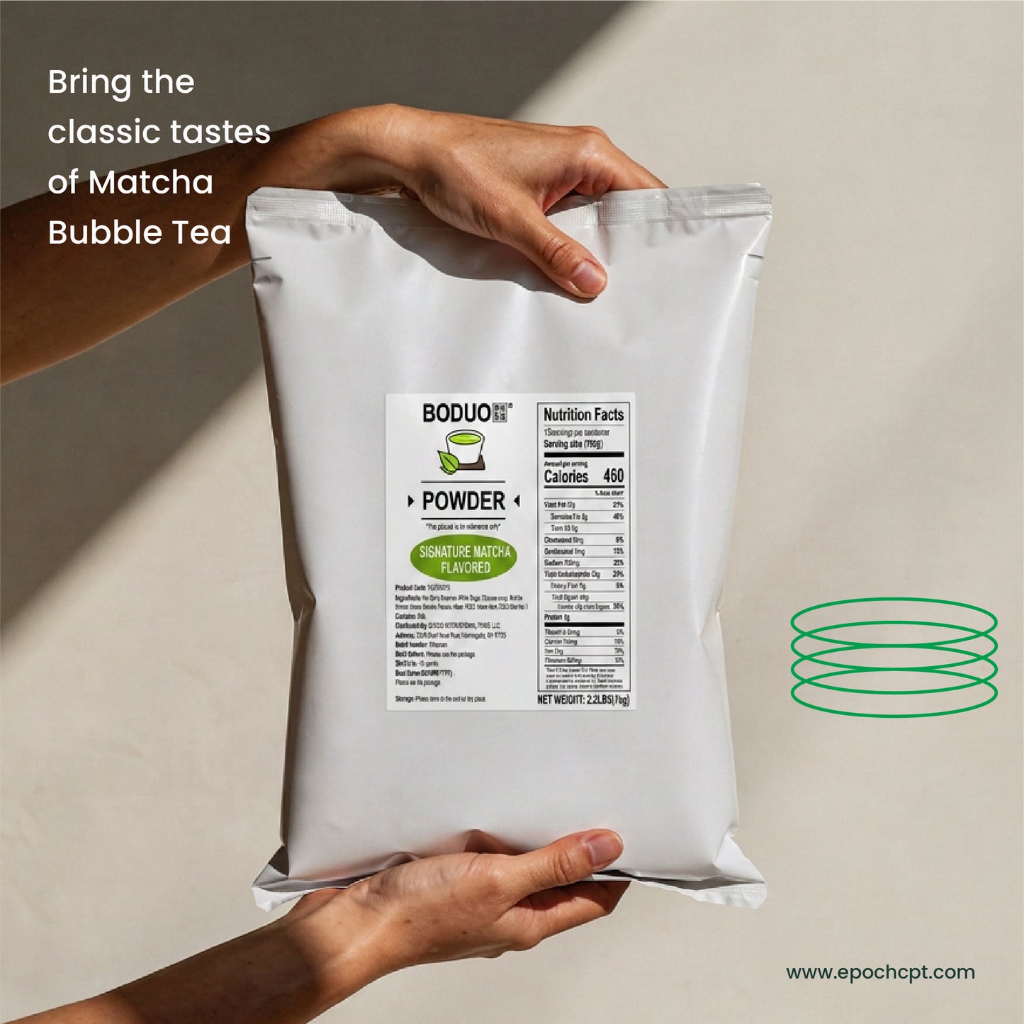 Matcha 3in1 Milk Tea Powder | 2.2 LB