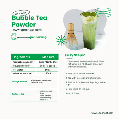 Matcha 3in1 Milk Tea Powder | 2.2 LB