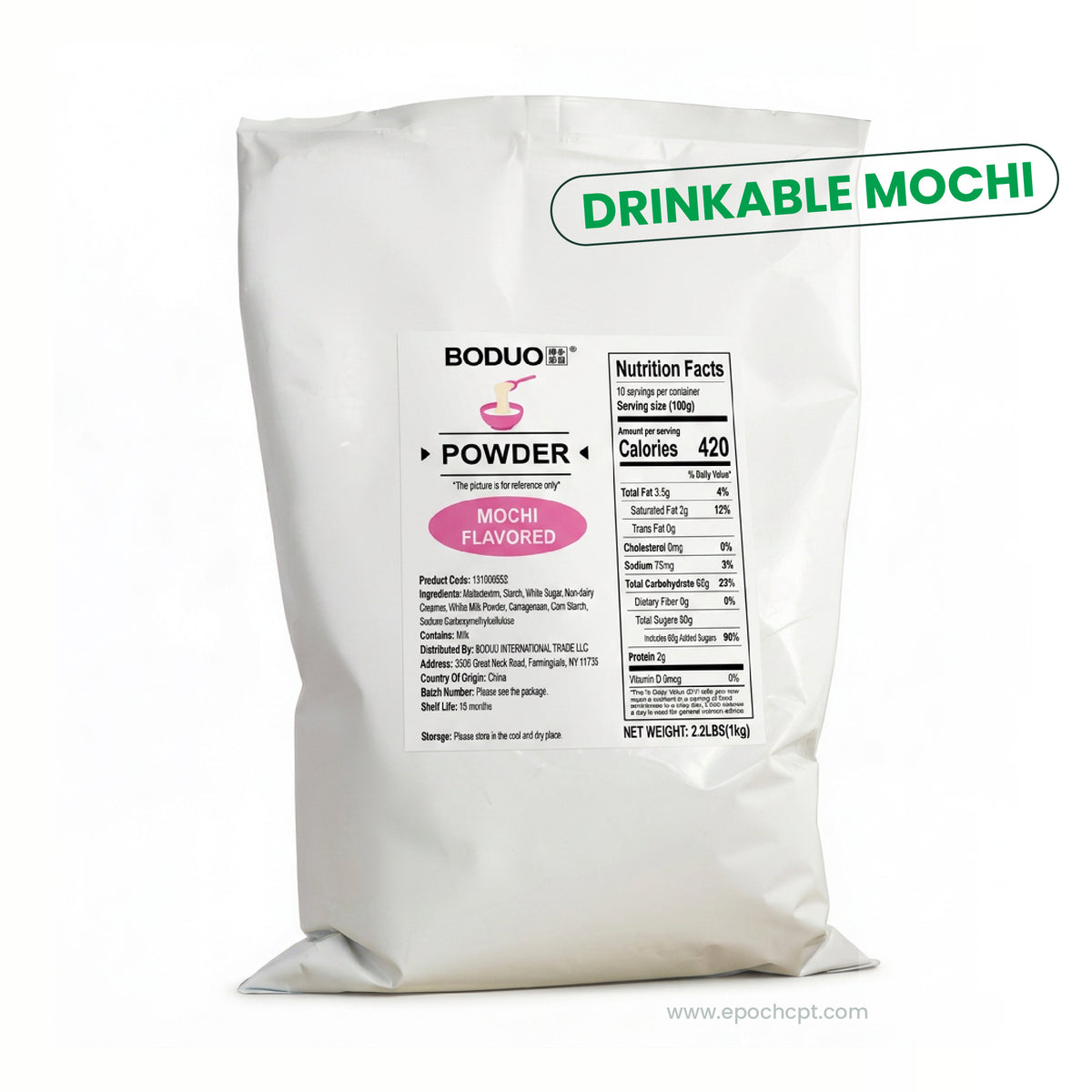Mochi Mix Powder | Stretchy Drinkable Mochi | 2.2 LB