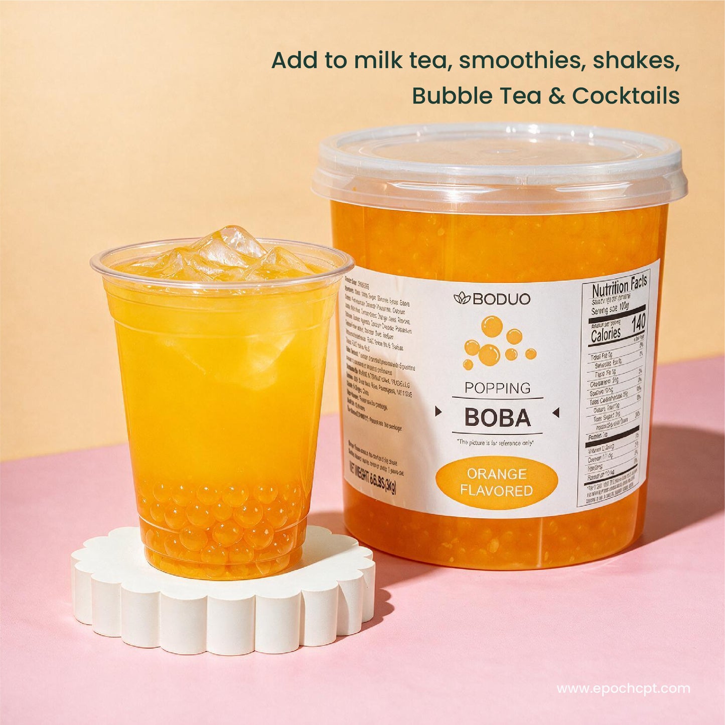 Orange Popping Boba | 6.6 LB