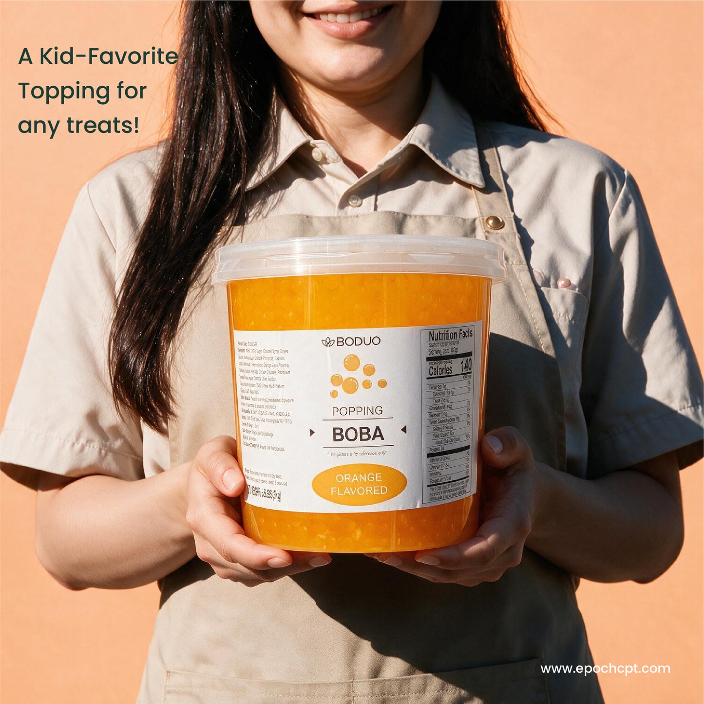 Orange Popping Boba | 6.6 LB