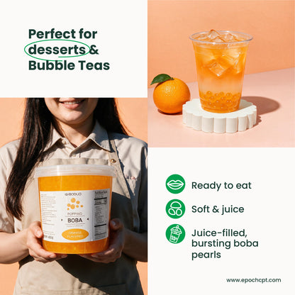 Orange Popping Boba | 6.6 LB