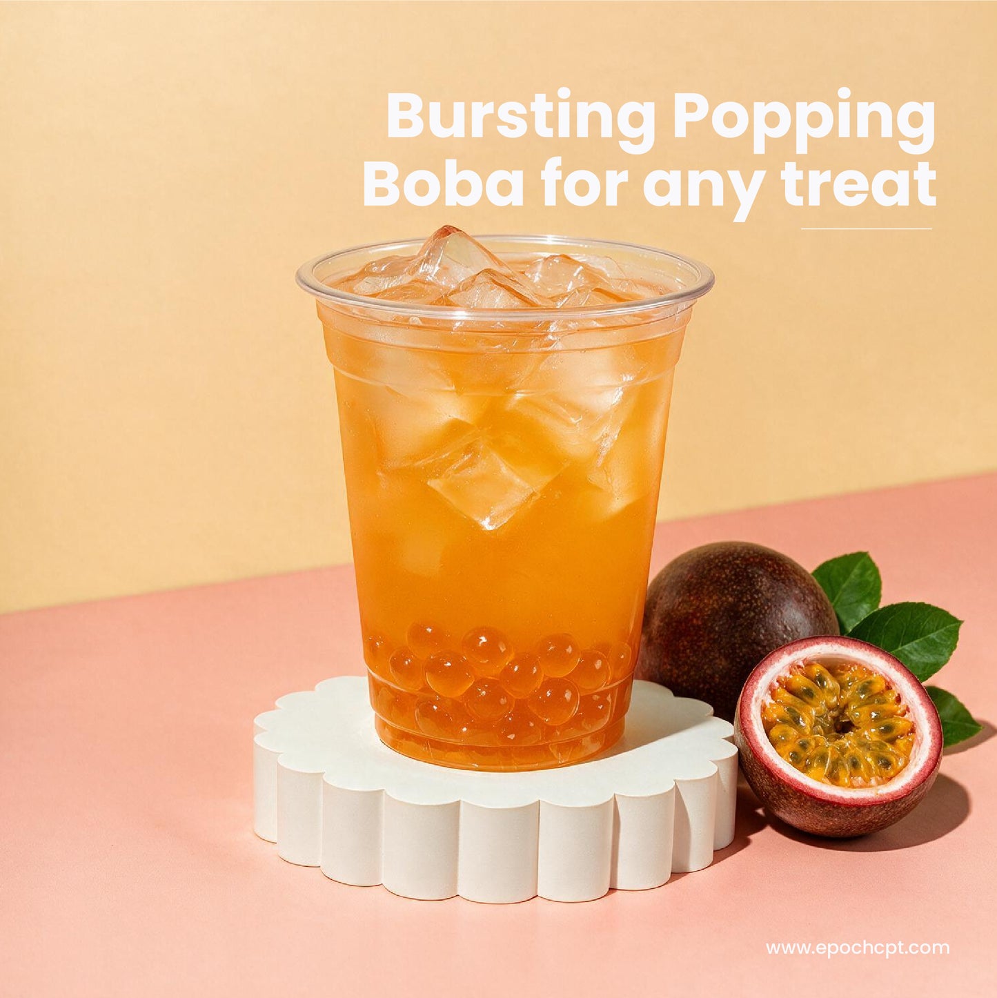 Passion Fruit Popping Boba | 6.6 LB