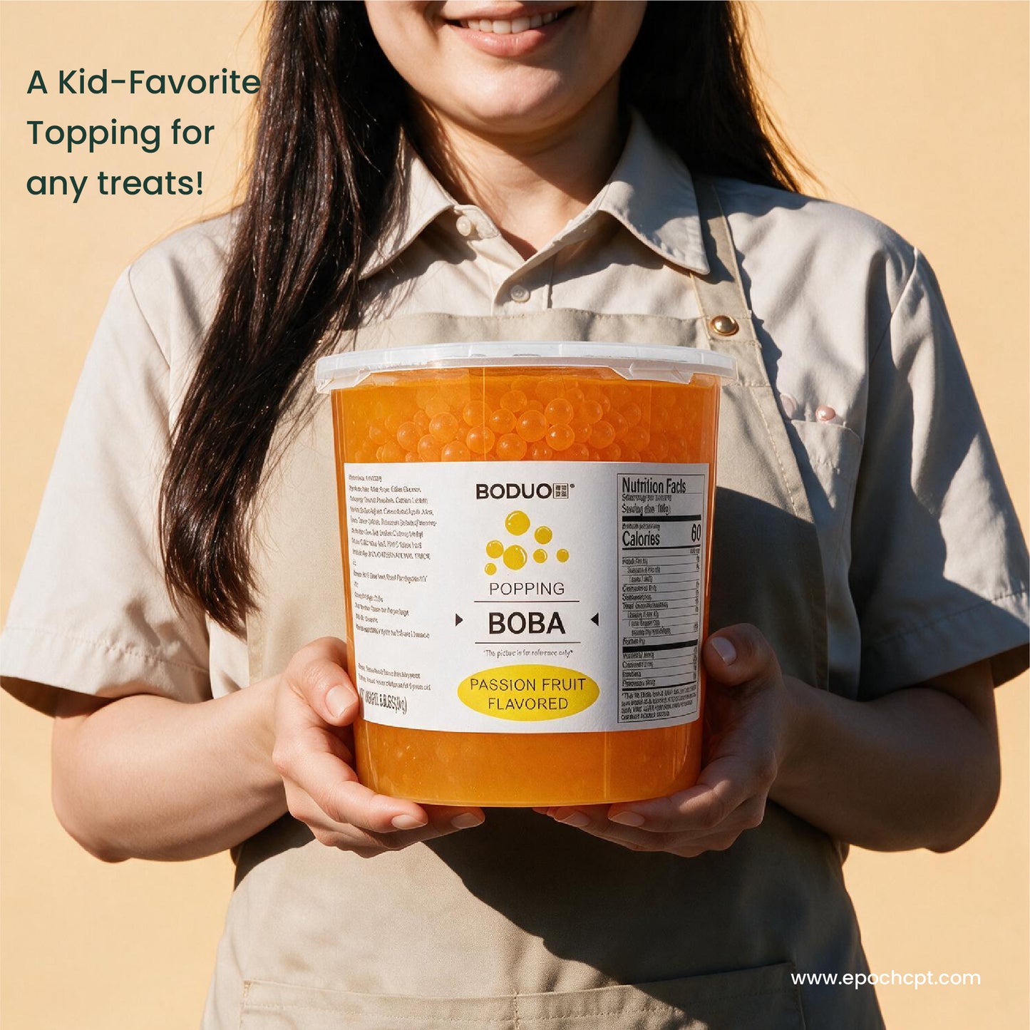 Passion Fruit Popping Boba | 6.6 LB