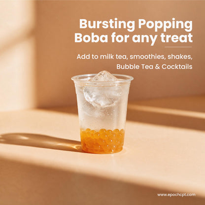 Passion Fruit Popping Boba | 1.2 LB (550G)