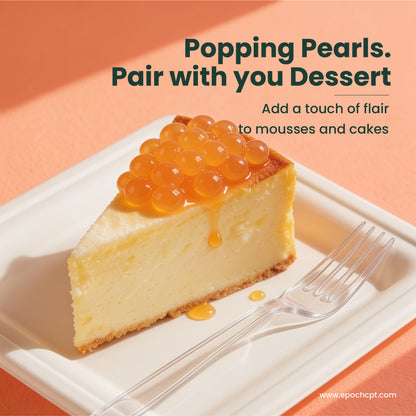 Passion Fruit Popping Boba | 1.2 LB (550G)