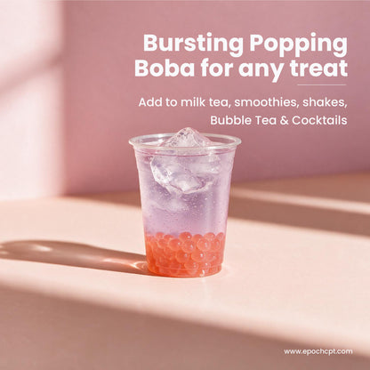 Peach Popping Boba | 1.2 LB (550G)