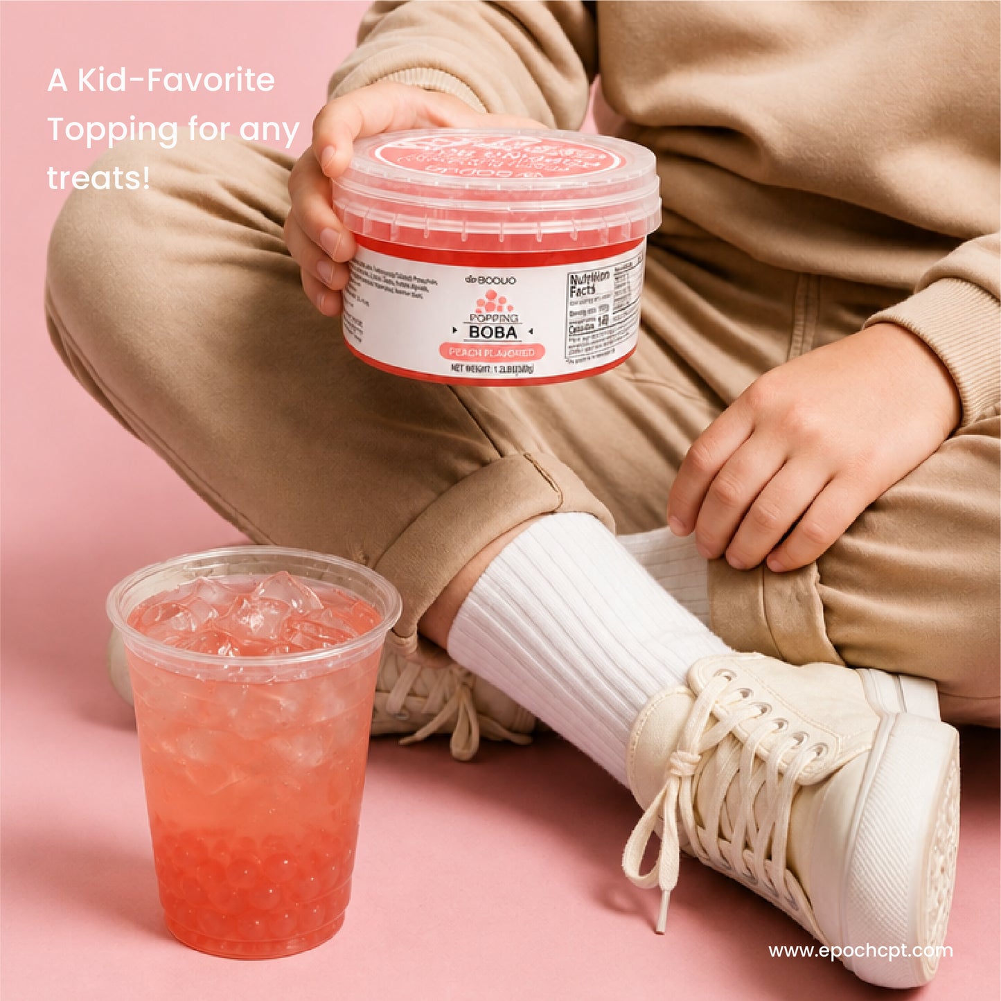 Peach Popping Boba | 1.2 LB (550G)