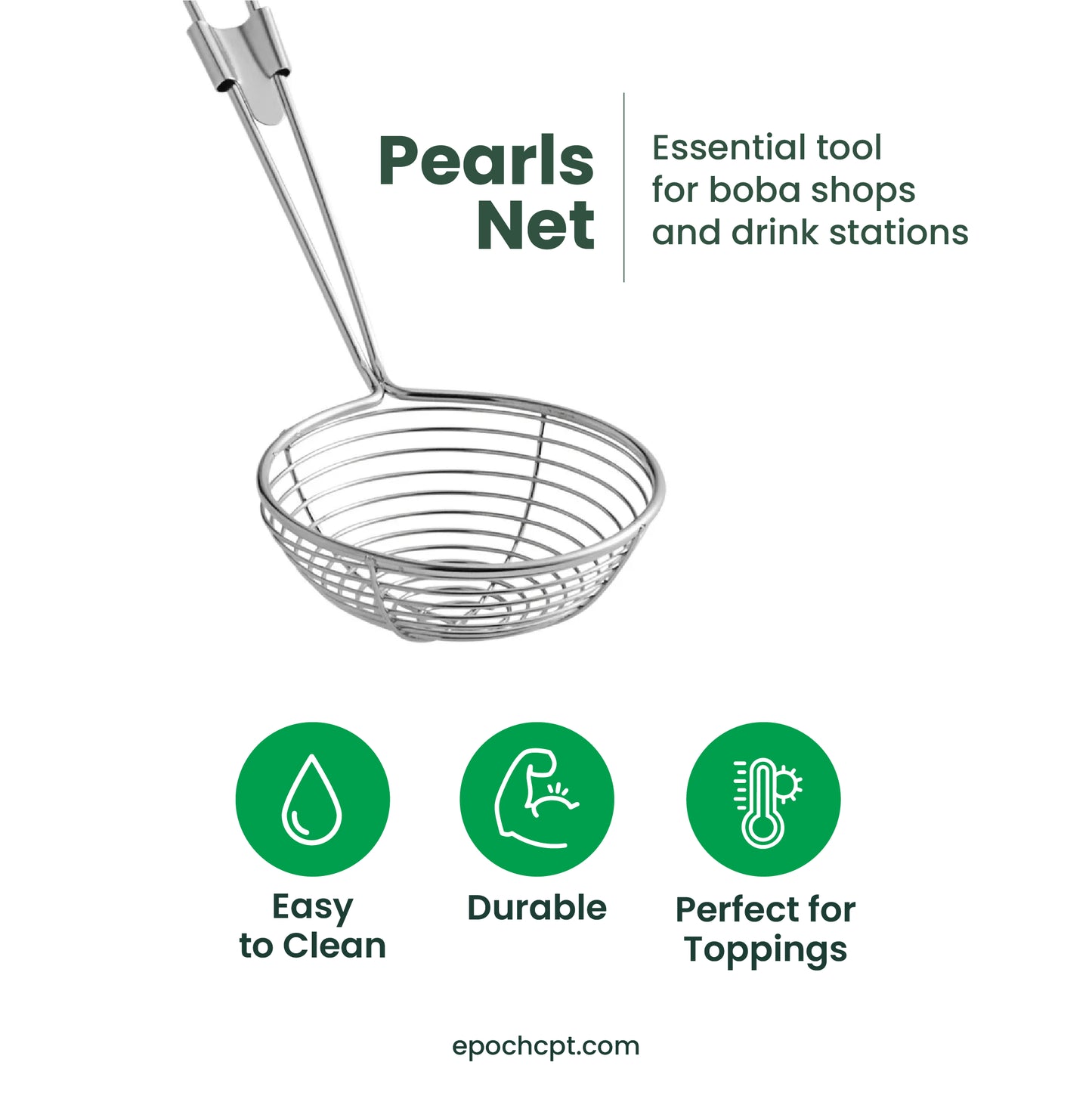 Pearls Net for Boba Shops | Tapioca Pearl Strainer Tool | 1 pc