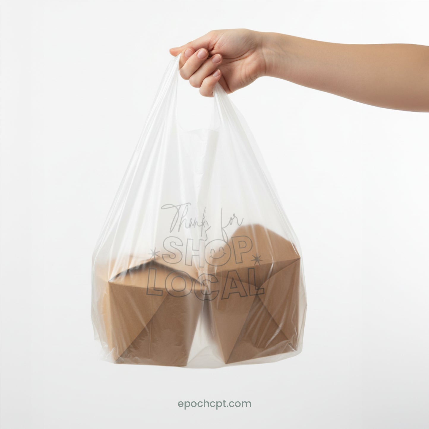 Thank You Plastic Bags Wholesale | Takeout Bags for Restaurants & Retail | 1000 pcs