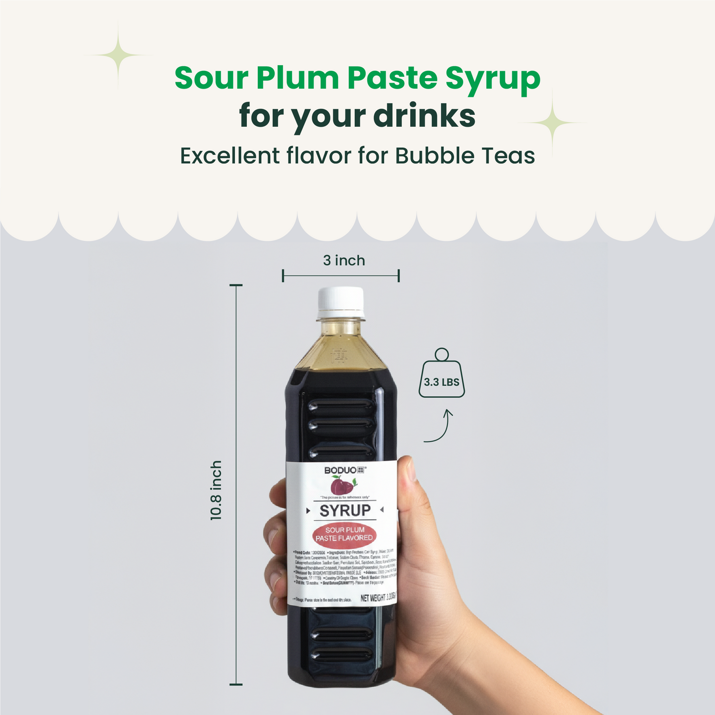 Sour Plump Paste Syrup | 3.3 LB
