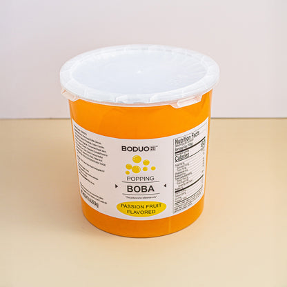 Passion Fruit Popping Boba | 6.6 LB