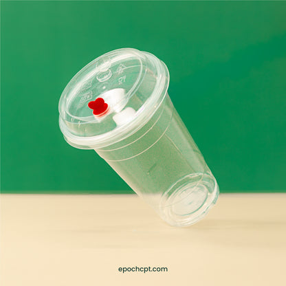 95mm | Plastic Cup Lid with Stopper | 1000 pcs