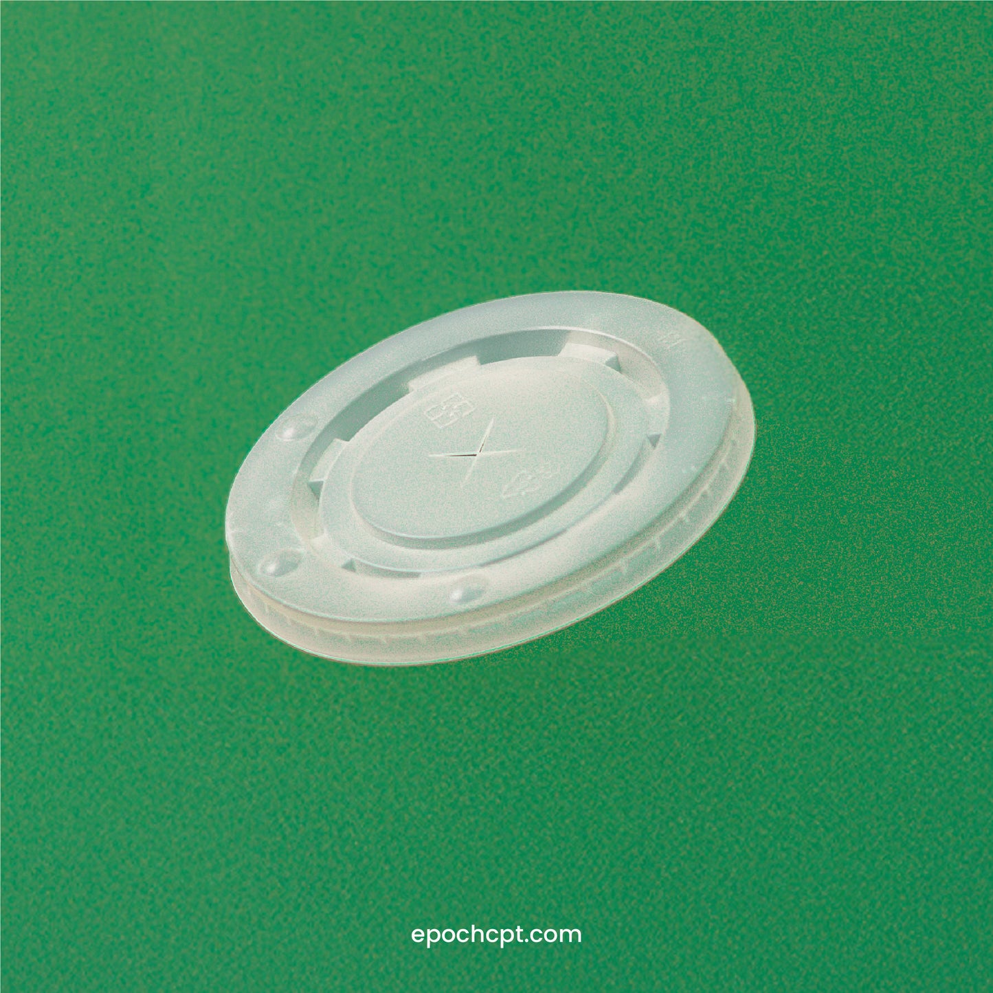 90mm | Flat Lid | Clear or Frosted | 1000 pcs