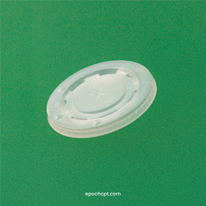 90mm | Flat Lid | Clear or Frosted | 1000 pcs