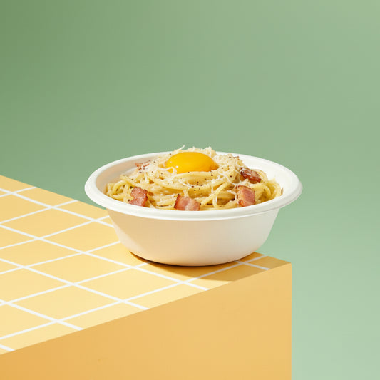 12 oz |  (340ml) Round Sugarcane Bagasse Bowls | Compostable Disposable Bowls | 1000 pcs