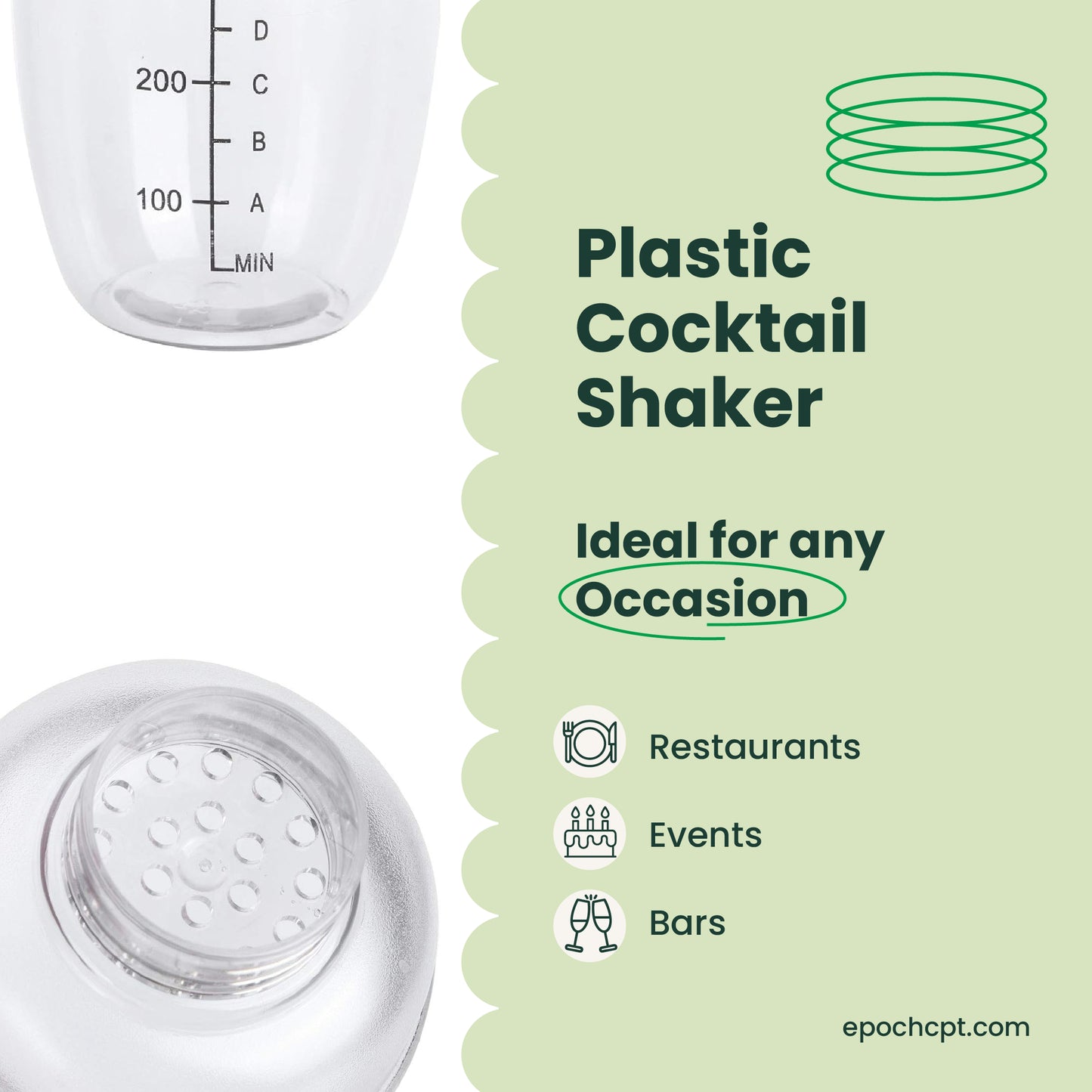 PC Shakers | For Bubble Tea & Drink Mixing | 1 pc