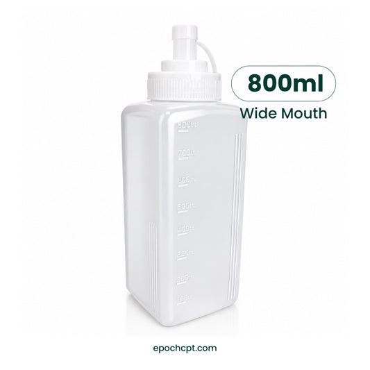 800ml Large Squeeze Bottle Wide Mouth | HDPE Dispensing  Squeeze Bottle for Sauces, Syrups &  Condiments |  1 Unit