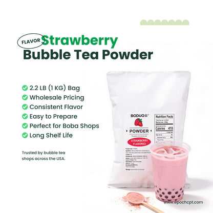 Strawberry Milk Tea Powder | 2.2 LB