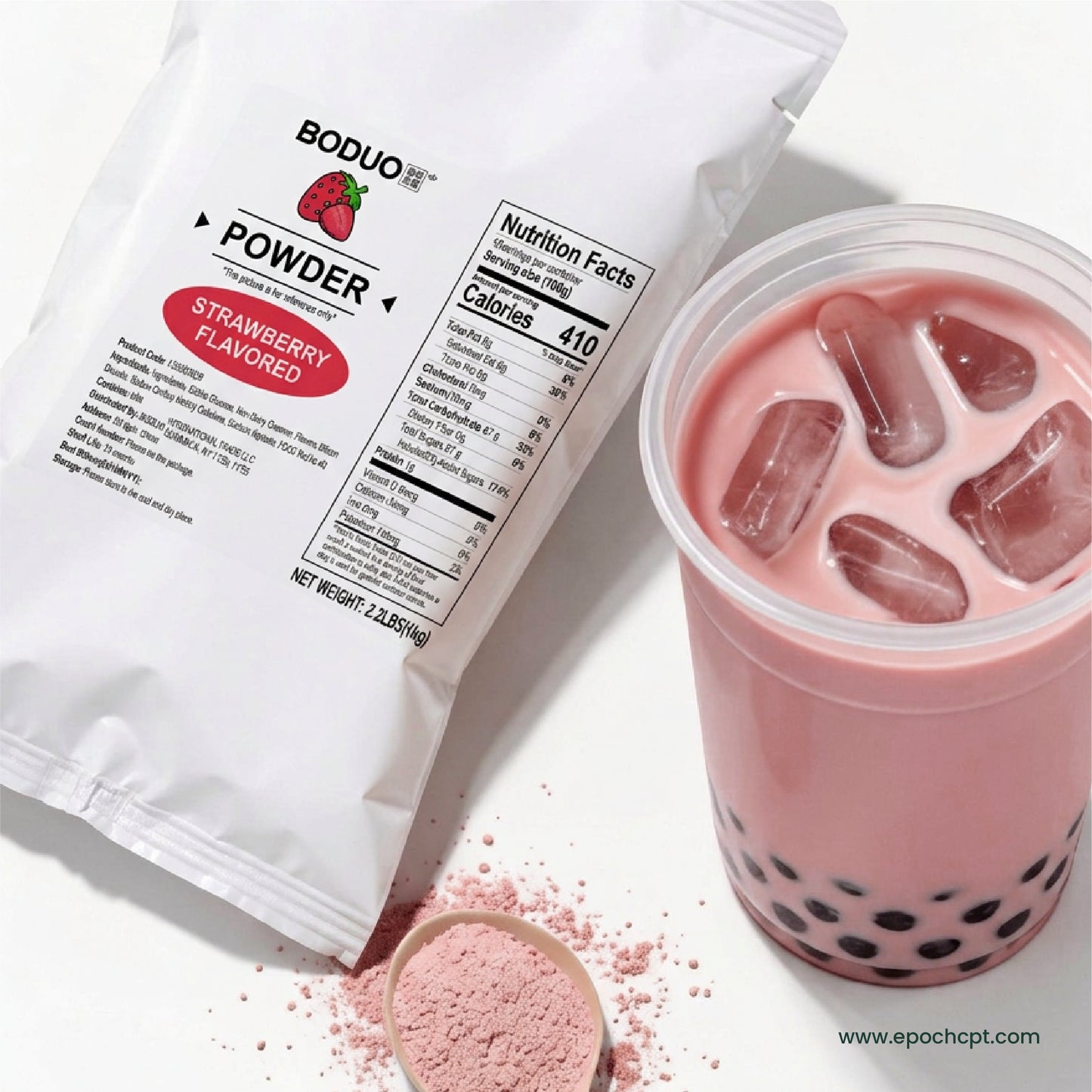 Strawberry Milk Tea Powder | 2.2 LB