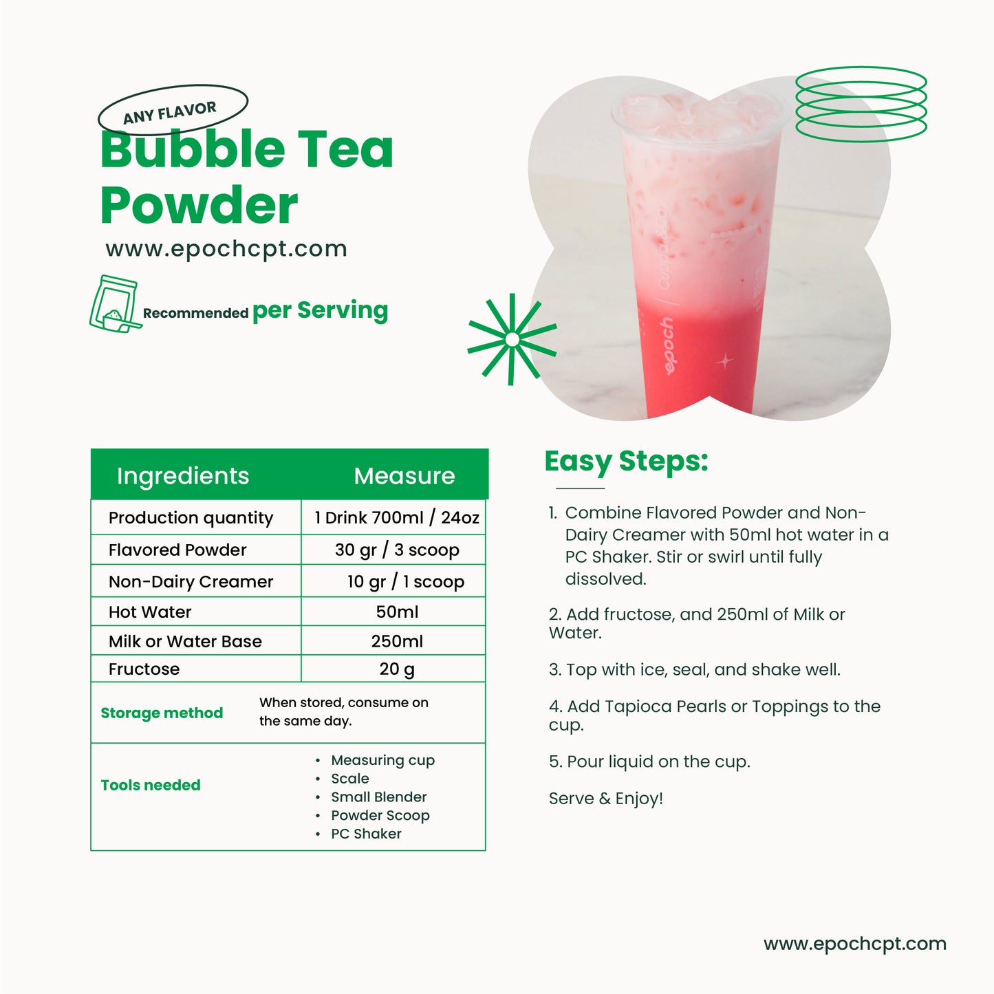 Strawberry Milk Tea Powder | 2.2 LB
