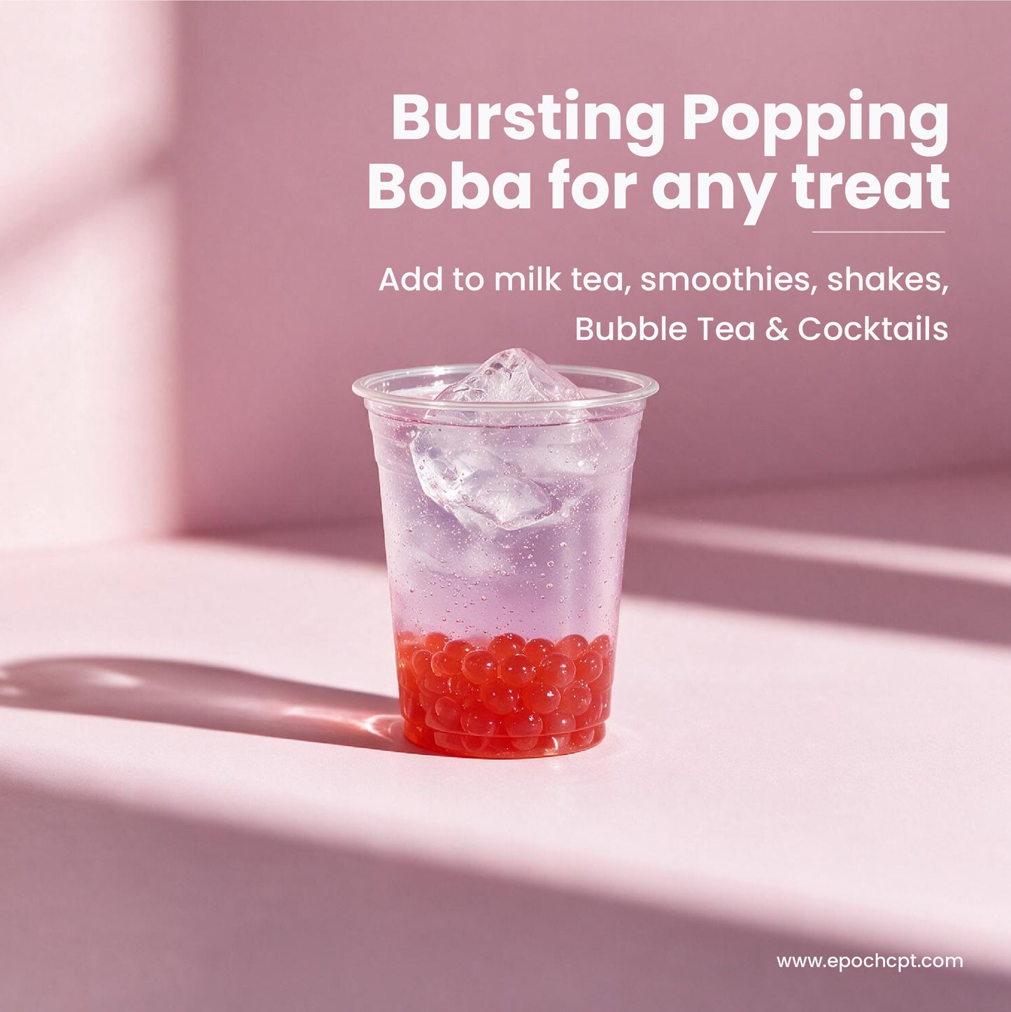 Strawberry Popping Boba | 1.2 LB (550G)