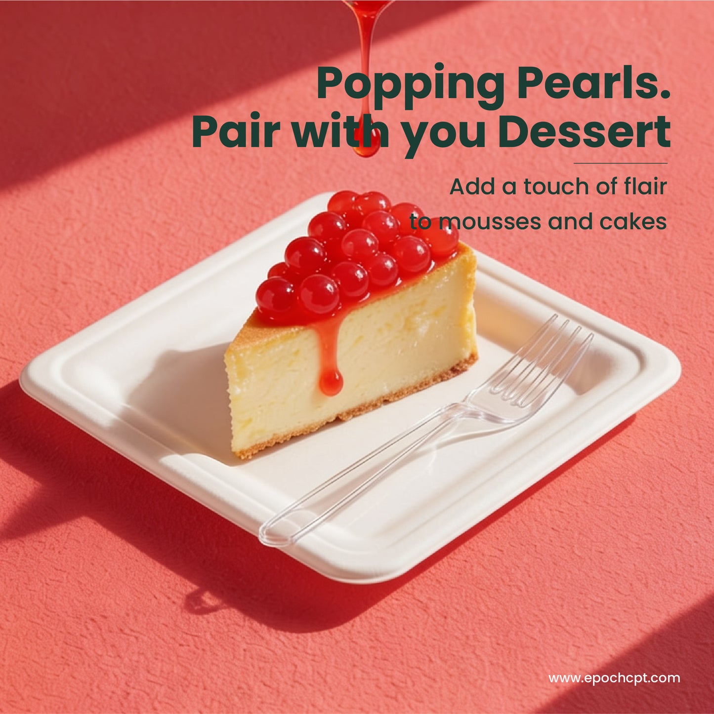 Strawberry Popping Boba | 1.2 LB (550G)